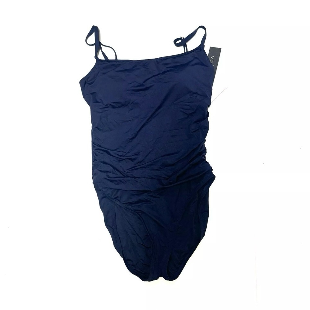 La Blanca Women’s Standard Island One Piece Swimsuit Indigo Size 14
